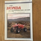 Clymer Honda Repair Manual M348 TRX250R Fourtrax Atc 1985-1989 Used. Price: $44.97.
