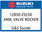 Suzuki Oem Part 12850-25C00 Arm, Valve Rocker New. Price: $46.92.
