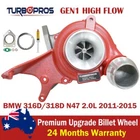 GEN1 High Flow Turbo No Actuator For Bmw 316D/318D N47 2.0L 2011-2015 Brand. Price: $836.28.