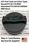 Gas Cap Fuel Click Lock For Hisun Utv 250 450 500 700 800 1000 Massimo New. Price: $19.99.