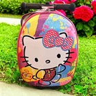 Sanrio Hello Kitty Scooter & Rolling Luggage Bag Shell Cabin Size Wheel Lights New. Price: $193.20.