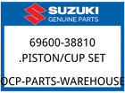 Suzuki Oem Part 69600-38810 Piston/cup Set New. Price: $58.21.