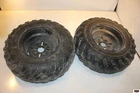 2003 Yamaha Kodiak 450 Front Wheels Maxxis AT25X10-12 Tires 5ND-F5180-11-00 Used. Price: $159.99.