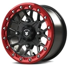 Bullite Wheels BT-05 Rider Utv Atv Gunmetal Gray Rims And Red Beadlock ... New. Price: $363.05.