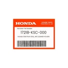 Honda Genuine Seal, Air Cleaner Housing 17218-KSC-000 New. Price: $10.15.