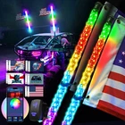 Mictuning 3FT/4FT Rgb Led Whip Light Antenna Lamp For Jeep Gmc Rzr Utv Atv Truck New. Price: $95.50.
