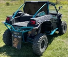 Kawasaki Teryx KRX-2 Black Rear Dust Screen (2 Seater) By Grilleadz New. Price: $100.00.