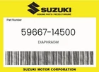 Suzuki Genuine Diaphragm 59667-14500 New. Price: $12.45.