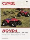 Clymer Repair Manual For Honda Trx Atc 125 70-87 Atv 70-0311 CM311 New. Price: $38.21.