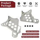 Left & Right Heel Guards Footrest For Yamaha Blaster YFS200 1990-2006 Silver New. Price: $98.99.