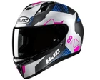 Hjc 10 Motorcycle Full Face Helmet Aspa Silver/blue/pink/black New. Price: $149.99.