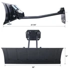 59" Universal Utv Snow Plow Kit Blade For Polaris Yamaha Kawasaki Honda New. Price: $621.39.