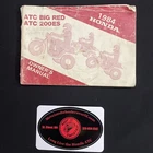 Honda ATC200ES Original 1984 Owners Manual 31969600 72 Pages 22-7 Used. Price: $64.99.