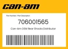 Can-am Genuine Rear Shocks Distributor 706001565 New. Price: $234.99.