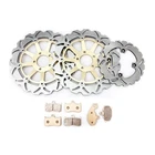 Front Rear Brake Rotors Discs Pads For Kawasaki ZX9R ZX-9R Ninja 900 2002 2003 New. Price: $181.30.