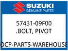 Suzuki Oem Part 57431-09F00 Bolt, Pivot New. Price: $15.07.