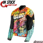 New! 2025 Icon OVERLORD3 Scatterbrain Mesh Motorcycle Jacket - Pick Size. Price: $250.00.