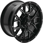 Quadboss Barbwire Wheel 14X7, 4/110, 5+2, Black/milled RT-GW081147110MBIB New. Price: $222.99.