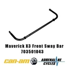Can Am Maverick X3 Front Sway Bar Oem New #703501043. Price: $121.99.