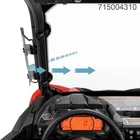 Can-am Cage Mount Side Windshield Deflectors Clear For Commander & Maverick New. Price: $234.49.