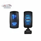 'lighted Whip' Rocker Switch + Usb Charger For Car Truck Atv Utv Polaris Can Am New. Price: $16.66.