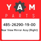 4B5-26290-19-00 Yamaha Rear View Mirror Assy (right) 4B5262901900, New Genuine. Price: $117.64.