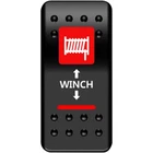 Moose Red Winch Rocker Switch 2106-0452 New. Price: $21.95.