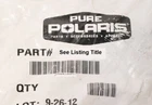 Genuine Polaris 3060004 PLUG,EXPANSION,48MM New. Price: $9.73.