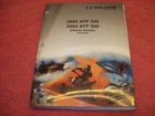 Genuine Oem Polaris 9918064 Atp 330/500 Service Manual 2004 With Cd, Free Ship Used. Price: $19.99.