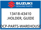 Suzuki Oem Part 13418-43410 Holder, Guide New. Price: $7.85.