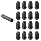 Set Tusk Tapered Spline Drive Lug Nut 12MM X 1.25MM Thread Pitch Black 16+KEY New. Price: $27.67.