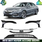 Front Bumper Grille Assembly & Fender Set For 2013-2017 Honda Accord Sedan New. Price: $475.00.