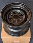 Honda TRX420 Rancher, Black Rear 11" Wheel, Rim 2009-2026, 42650-HP7-B50ZA New. Price: $145.95.