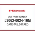 Kawasaki Gate-tail,d.r.red 53062-0024-16M Oem New. Price: $293.85.