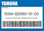 Yamaha Genuine Thermo Switch Assy 5GM-82560-01-00 New. Price: $43.37.