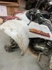 1995 Yamaha Wolverine 4X4 YFM350 White Gray Front Plastic Fenders Used. Price: $249.00.