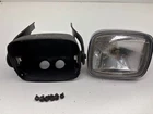 1985-86 Suzuki LT250 Ef Quadrunner Headlight Lens Ring Bucket Mount Arms Used. Price: $69.80.