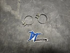 1985 Honda Atc 250SX Fork Boot Clamps Fastener Pair Oem Used 86 87 Band. Price: $24.00.