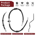 Front Upper Lower Brake Hose Line A+b & Pipe Kit 2001-05 For Honda Sportrax 250 New. Price: $36.99.