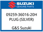 Suzuki Oem Part 09259-36016-20H Plug (36X10,SILVER) New. Price: $14.79.