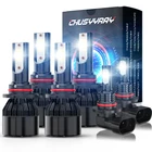 For Toyota Highlander 2004-2007 Led Headlight Lo Fog Bulbs Combo White New. Price: $35.99.