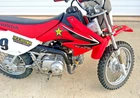 2004-2008 Honda CRF70F Full Set Oem Plastics Fender Shroud Side Panel Used. Price: $135.00.