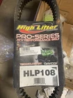 High Lifter Products Series Performance BELT-HLP108 1142-0114 New. Price: $30.00.