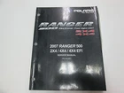 2007 Polaris Ranger 500 2X4 4X4 Efi Service Shop Repair Manual 9920851 Used. Price: $99.99.