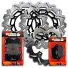 Front+rear Rotors+brake Pads For Yamaha XJ6 Diversion 600 N/f/s 2014-2015 New. Price: $192.69.