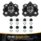 Front Wheel Hubs W/ Nuts For Suzuki Eiger 400 Vinson 500 2002-2007 54110-38F20 New. Price: $129.99.