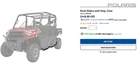 Polaris Oem Ranger Crew Xp 1000 Side Rock Slider 2019-2027 2883398 Used. Price: $424.99.