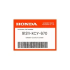 Honda Genuine Gasket Clutch Cover 91311-KCY-670 New. Price: $11.41.