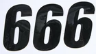 Dcor 45-24-6 Individual Numbers 4IN., NO.6 Black New. Price: $26.96.