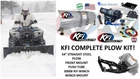 Kfi Honda '98-'04 TRX450 Foreman Plow Complete Kit 54" Steel Straight Blade 3000 New. Price: $1005.80.